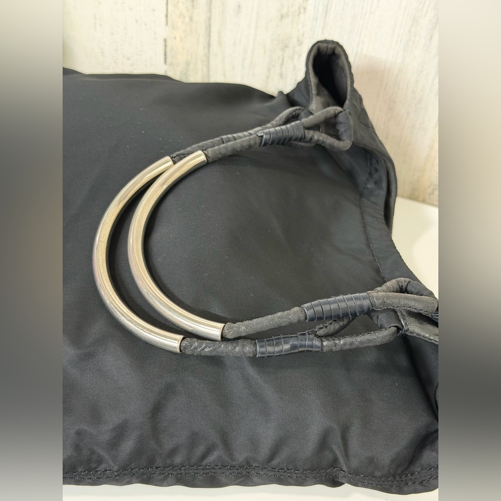 Prada‎ Black Nylon Tote Bag - Picture 8 of 11